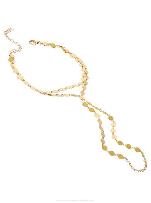 Jessica SimpsonDemi Fine Hand Chain in Gold Confetti H426912