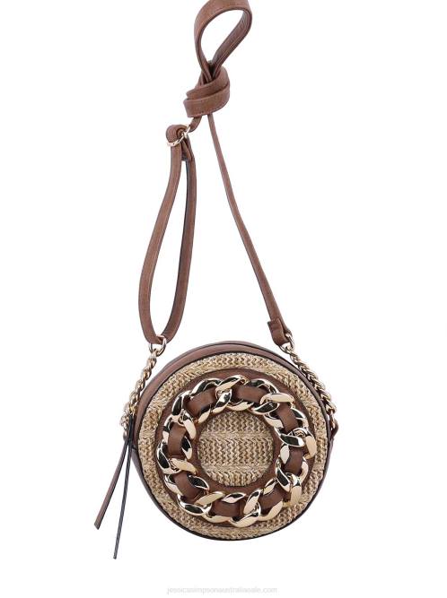 Jessica SimpsonMaison Circle Crossbody in Straw Natural H426895