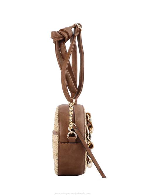 Jessica SimpsonMaison Circle Crossbody in Straw Natural H426895