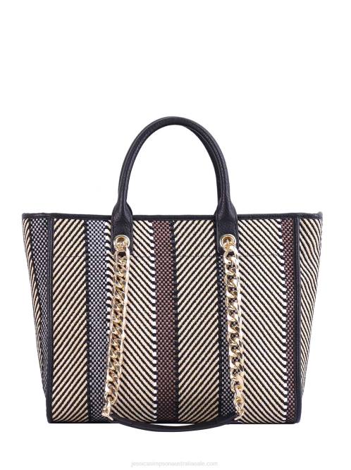Jessica SimpsonDani Tote in Black Natural Straw H426902