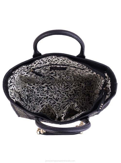 Jessica SimpsonDani Tote in Black Natural Straw H426902