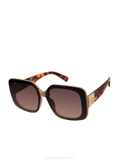 Jessica SimpsonFlush Lens Square Sunglasses in Nude H4261015