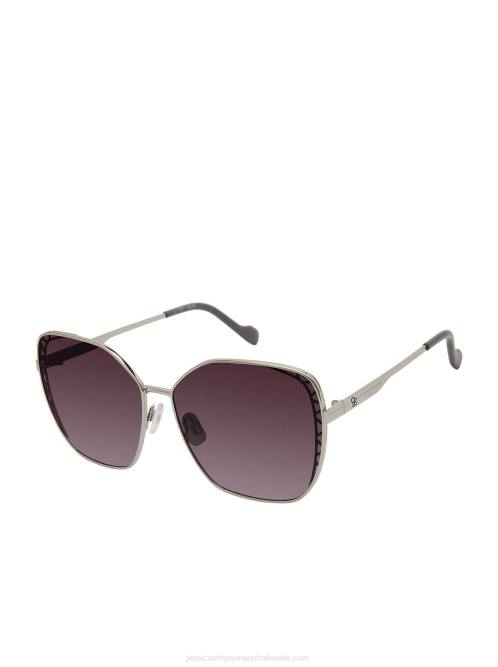 Jessica SimpsonGeometric Cat Eye Sunglasses in Silver H426973
