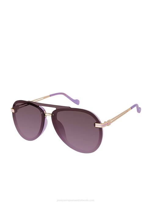 Jessica SimpsonMetal Aviator Sunglasses in Light Purple H426945