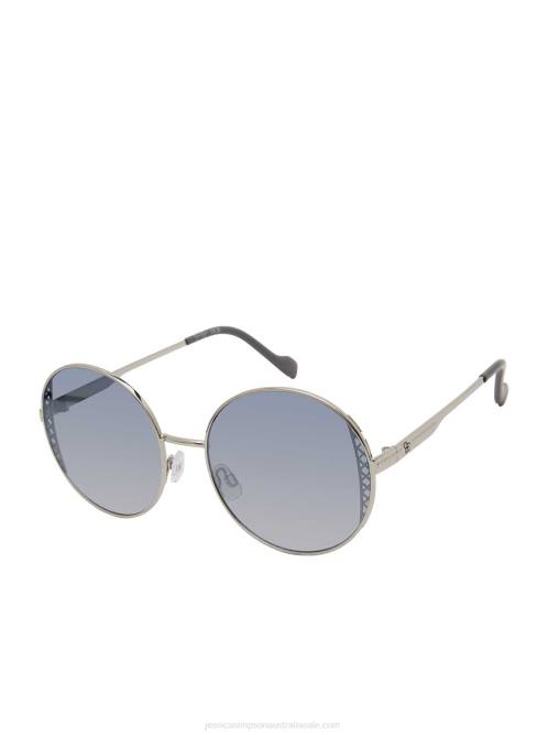 Jessica SimpsonMetal Round Sunglasses in Silver H426964