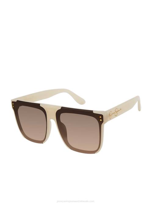 Jessica SimpsonOversized Square Sunglasses in Cream H426989