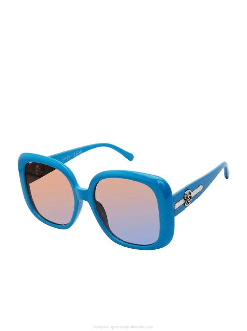 Jessica SimpsonRetro Rectangular Sunglasses in Blue H426950
