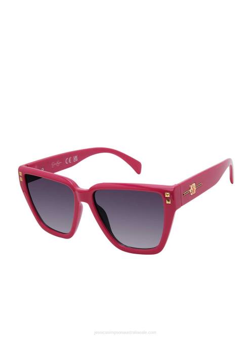 Jessica SimpsonStar Studded Cat Eye Sunglasses in Fuchsia H426999
