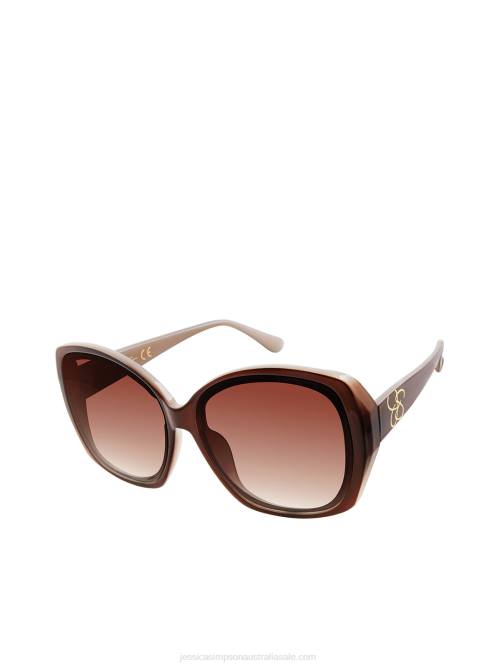 Jessica SimpsonTwo Tone Geometric in Brown & Nude H4261038