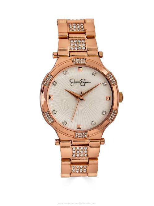 Jessica SimpsonRose Tone Bracelet Watch H426933