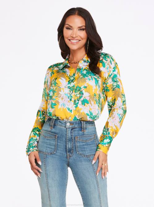 Jessica SimpsonBodie Blouse in Bloom Field Golden Rod H426752