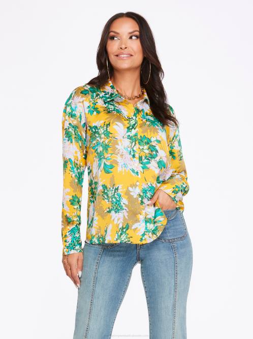 Jessica SimpsonBodie Blouse in Bloom Field Golden Rod H426752