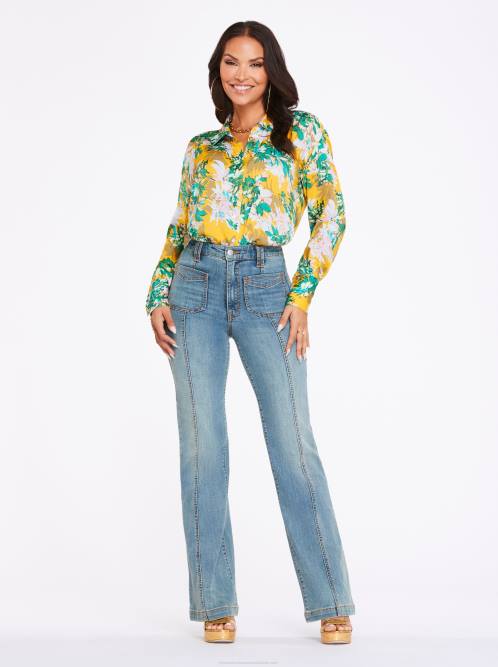 Jessica SimpsonBodie Blouse in Bloom Field Golden Rod H426752
