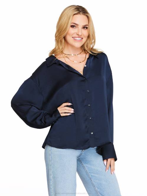 Jessica SimpsonBodie Blouse in Navy Blazer H426767
