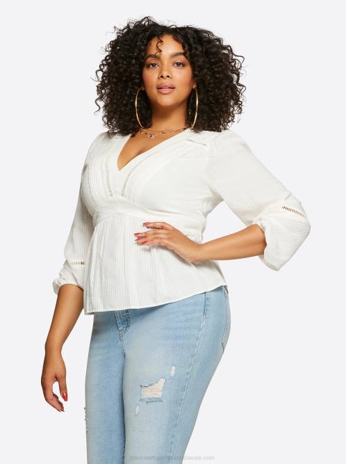 Jessica SimpsonBriar Blouse in Gardenia H426741