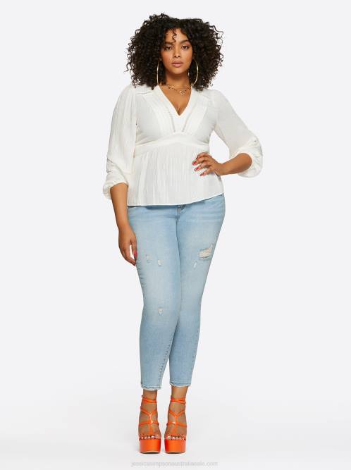 Jessica SimpsonBriar Blouse in Gardenia H426741