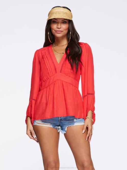 Jessica SimpsonBriar Blouse in Hibiscus H426713