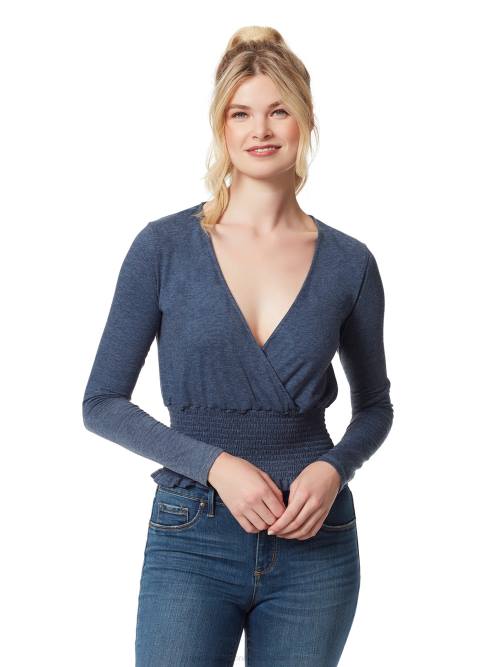 Jessica SimpsonDylan Blouse in Black Iris H4261151