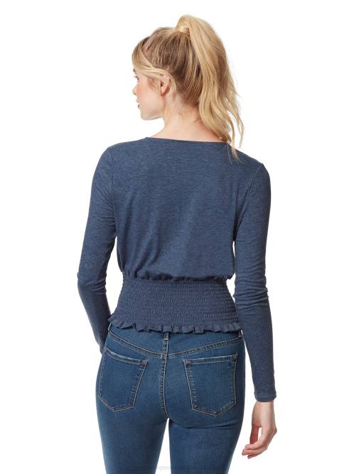 Jessica SimpsonDylan Blouse in Black Iris H4261151