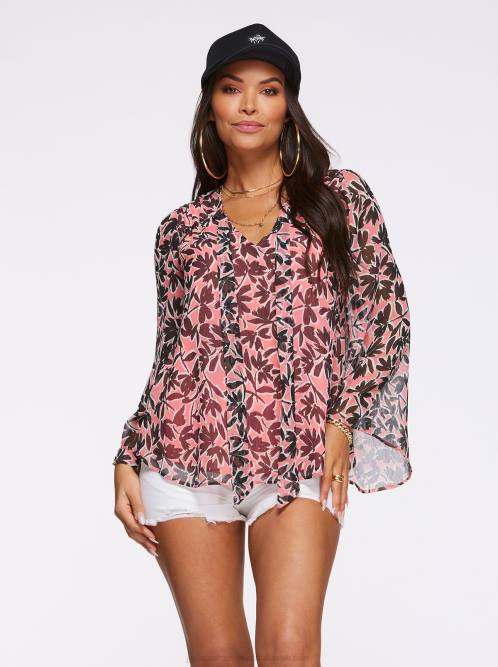 Jessica SimpsonLeslie Blouse in Flora Brushes H426740