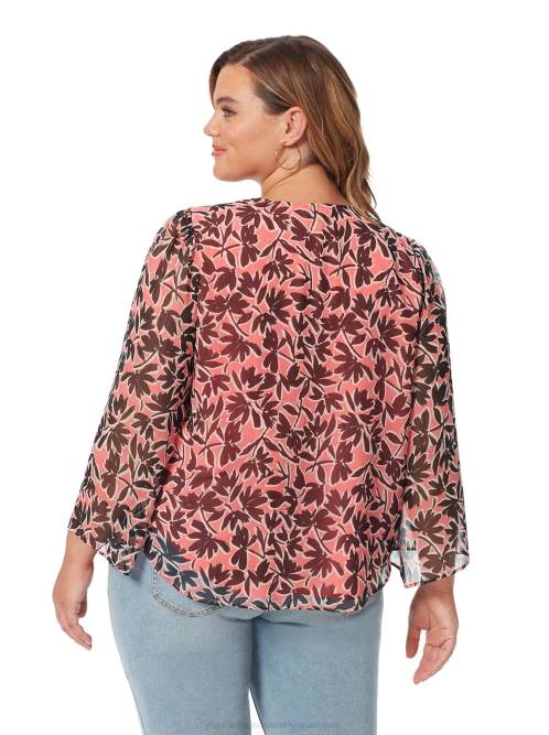 Jessica SimpsonLeslie Blouse in Flora Brushes H426740