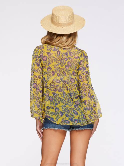 Jessica SimpsonLeslie Blouse in Meso Botanicals H426723
