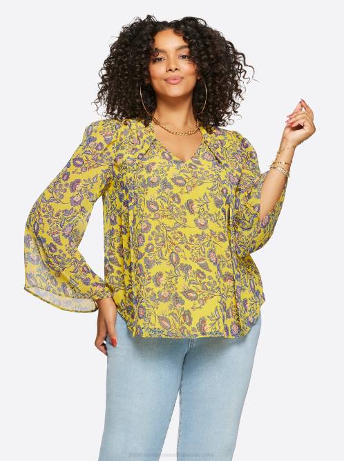Jessica SimpsonLeslie Blouse in Meso Botanicals H426723