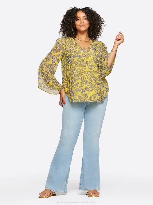 Jessica SimpsonLeslie Blouse in Meso Botanicals H426723