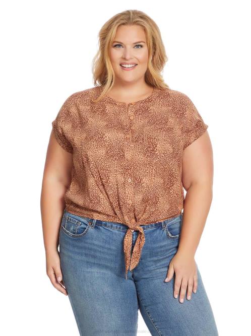 Jessica SimpsonLouelle Blouse in Winding Leopard H426719