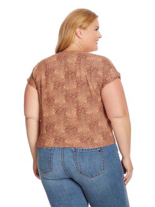 Jessica SimpsonLouelle Blouse in Winding Leopard H426719