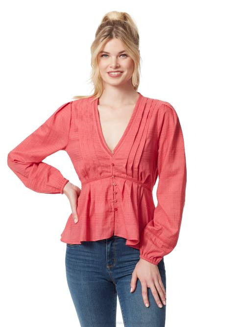 Jessica SimpsonMiranda Blouse in Desert Rose H4261161