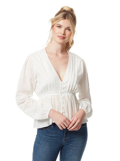 Jessica SimpsonMiranda Blouse in Gardenia H4261152