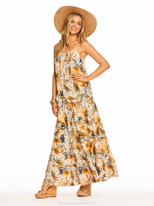 Jessica SimpsonAlanis Tier Dress in Bay Breeze H426560