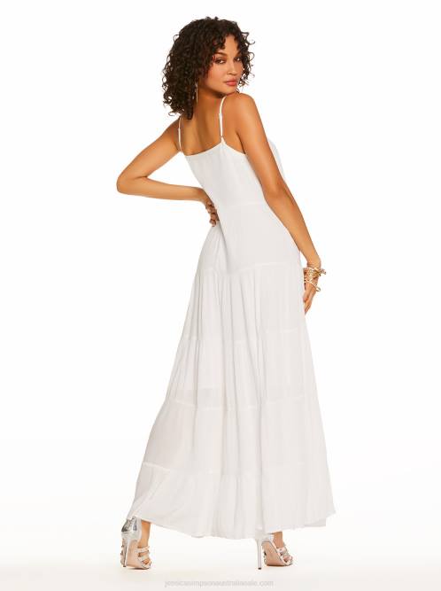 Jessica SimpsonAlanis Tier Dress in Bright White H426559