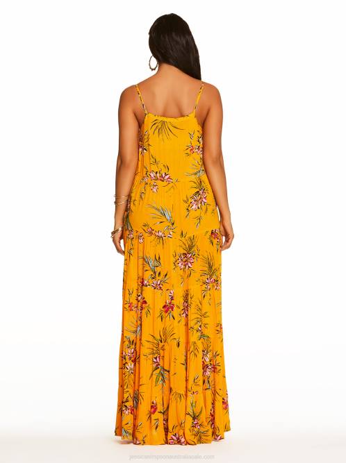 Jessica SimpsonAlanis Tier Dress in Tropical Oasis H426557