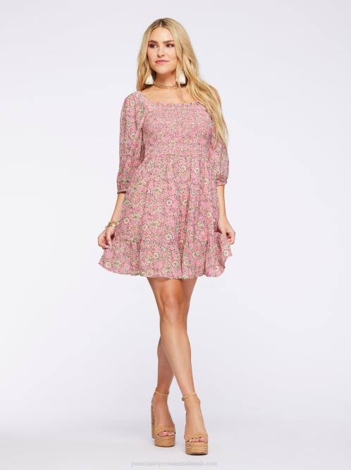 Jessica SimpsonAldan Dress in Wild Rose Botanical Dots H426520