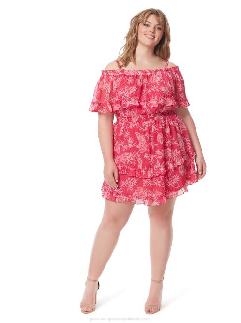 Jessica SimpsonAmaya Ruffle Dress in Summer Bloom H426553