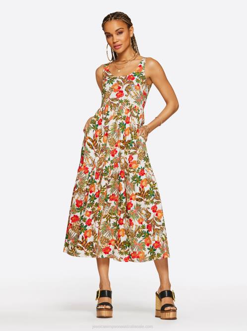 Jessica SimpsonCheryl Maxi Dress in Jungle Parade H426491