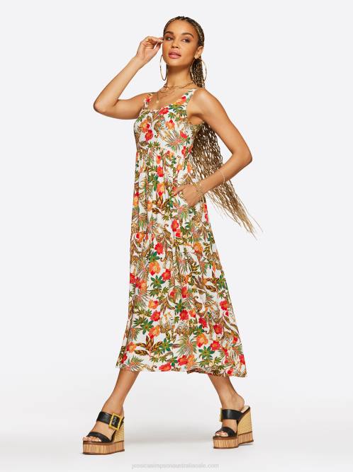 Jessica SimpsonCheryl Maxi Dress in Jungle Parade H426491