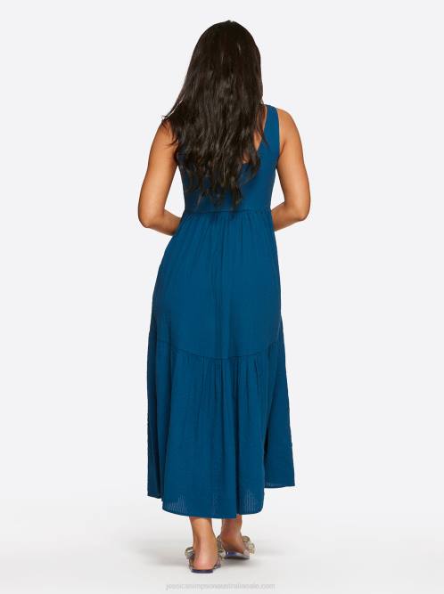 Jessica SimpsonCheryl Maxi Dress in Poseidon H426504
