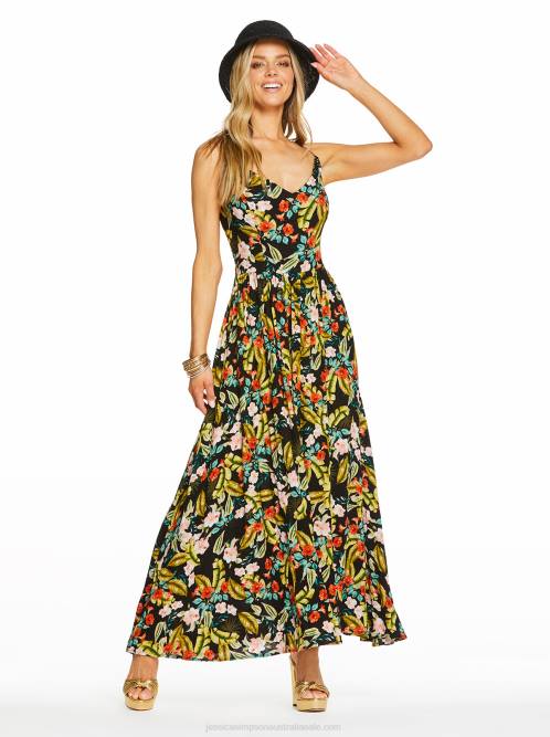 Jessica SimpsonClia Cami Dress in Island Wildflower Black H426549