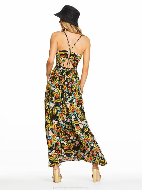 Jessica SimpsonClia Cami Dress in Island Wildflower Black H426549