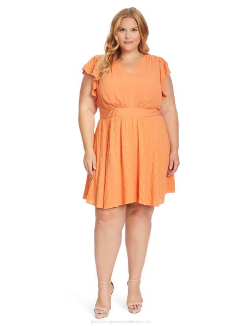 Jessica SimpsonCourtney Dress in Brandied Melon H426517