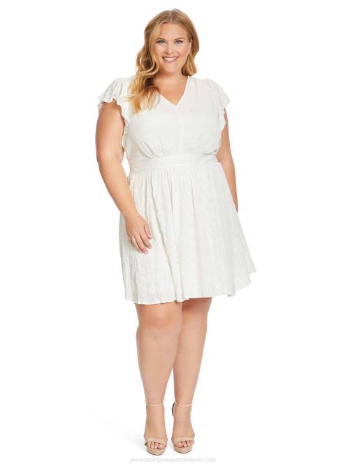 Jessica SimpsonCourtney Dress in Gardenia H426503