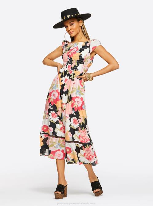 Jessica SimpsonElaine Dress in Blooms In The Bay H426496