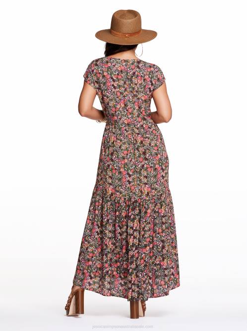 Jessica SimpsonEsther Maxi Dress in Garden Escape H426565