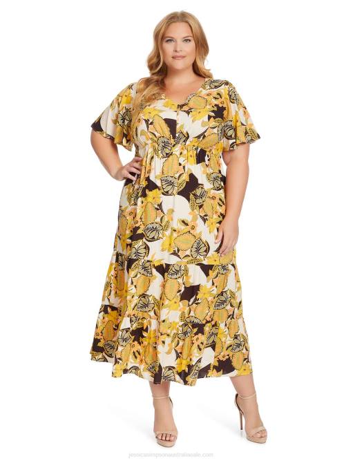 Jessica SimpsonNaomi Dress in Clover Field H426514