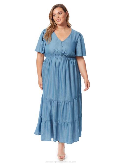 Jessica SimpsonNaomi Dress in Palmetto H426513