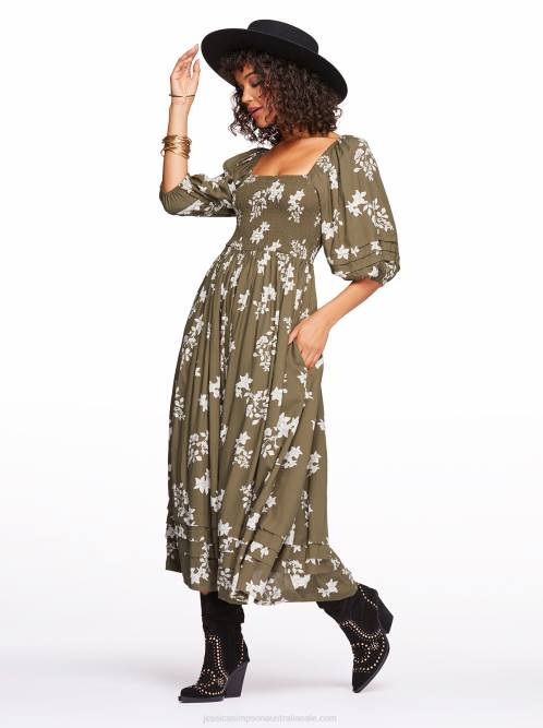 Jessica SimpsonSimona Dress in Floral Fawn H426540