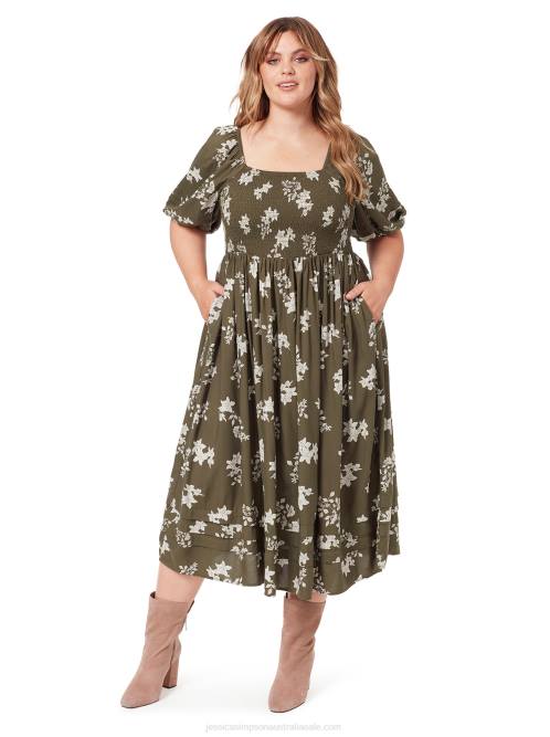Jessica SimpsonSimona Dress in Floral Fawn H426540